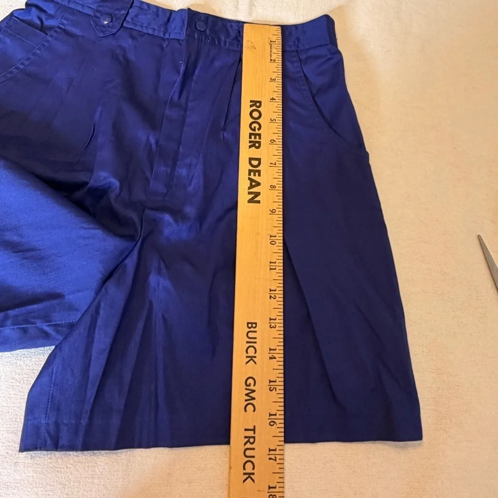 Fundamental Things NWT Dead Stock Cobalt Blue High Waist Pleated Walking 12